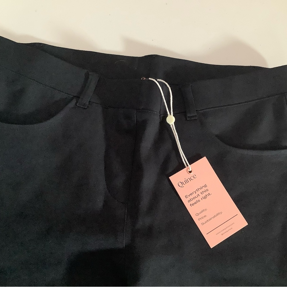 Quince NWT Ultra-Stretch Ponte Straight Leg 4-Pocket Pant Several Sizes - Picture 7 of 8